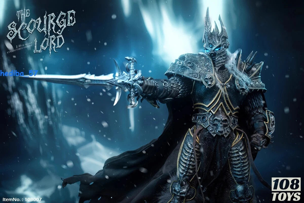108Toys WOW Lich King 1/6 Action Figure Collection Model LED Eyes INSTOCK 07FC0E-D4 - KOEEK