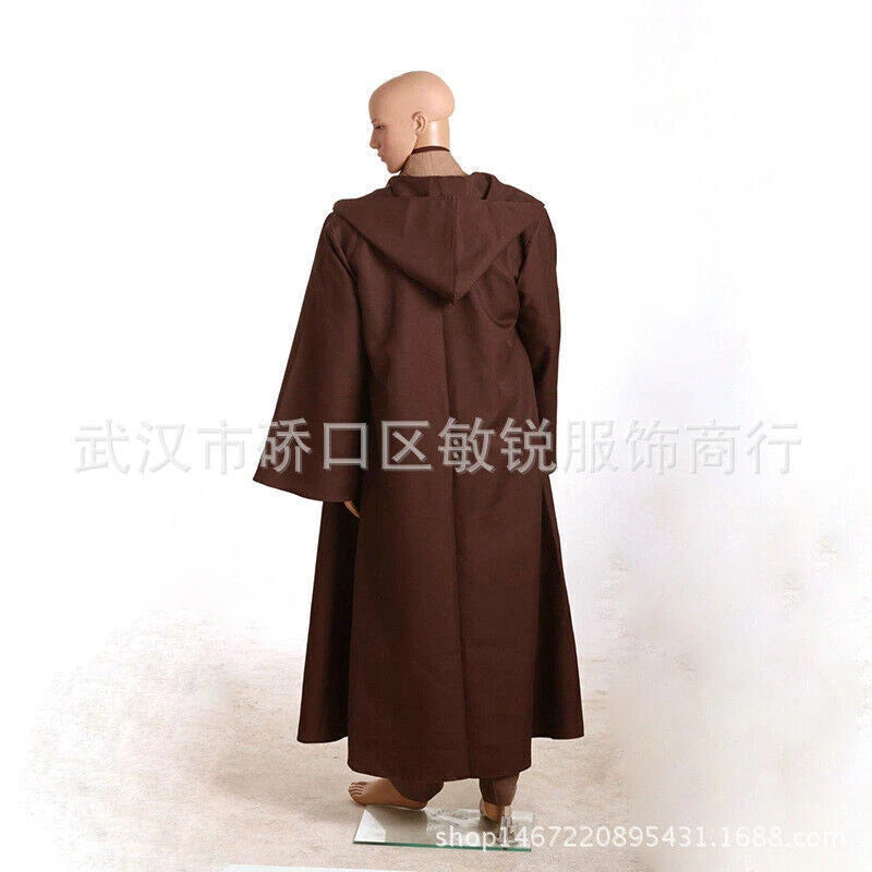 Star Wars Obi-Wan Kenobi Cosplay Costume Outfits Jedi Knight Uniform Full Set 07FC0E-D4 - KOEEK