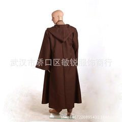Star Wars Obi-Wan Kenobi Cosplay Costume Outfits Jedi Knight Uniform Full Set 07FC0E-D4 - KOEEK