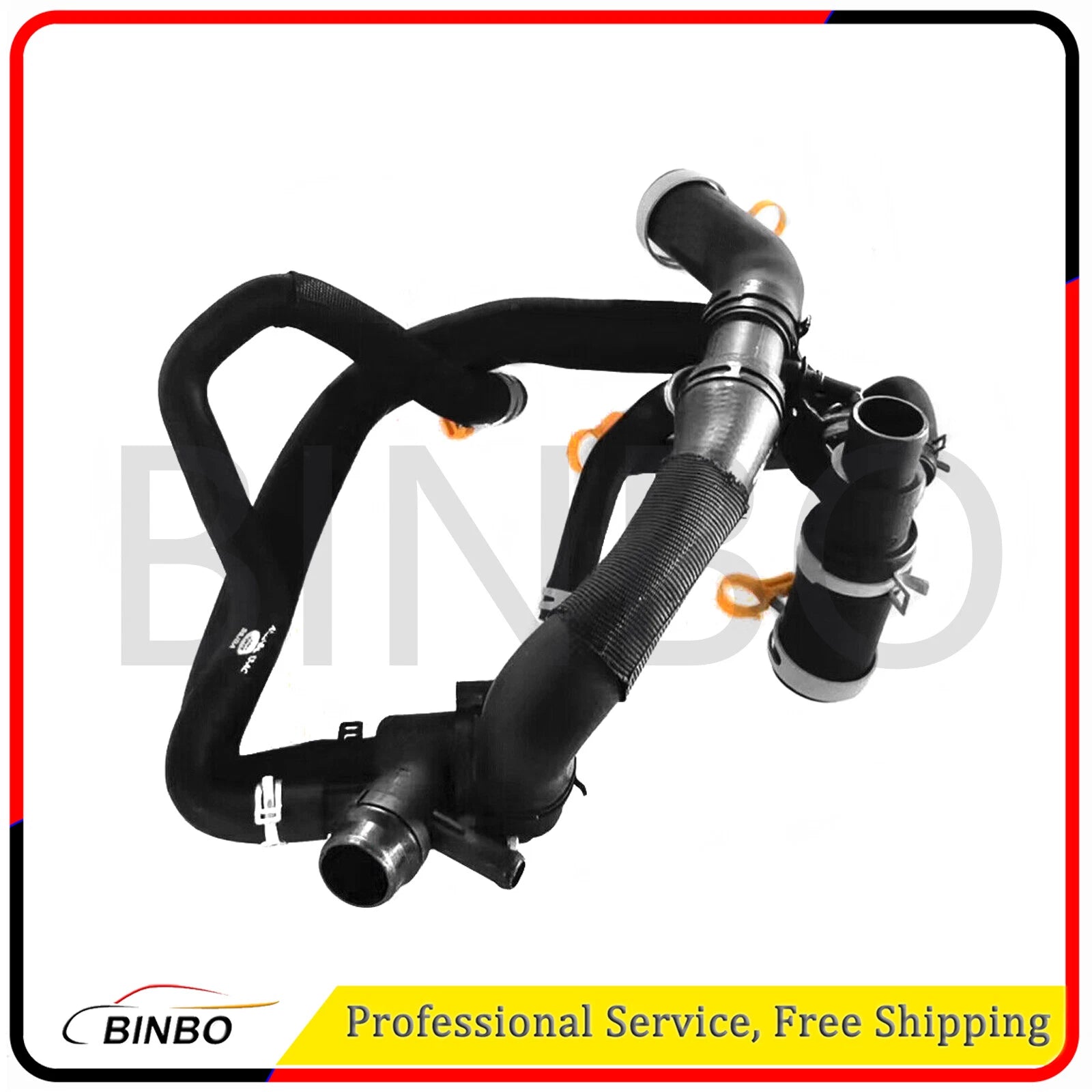1*LR025969 Radiator Hose with Thermostat for Land Rover LR4 Range Rover Sport 07FC0E-D4 - KOEEK