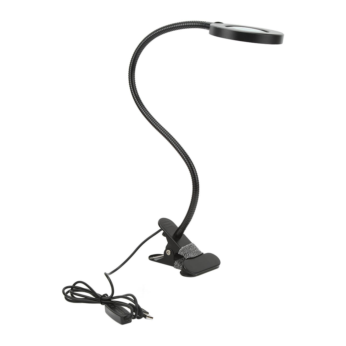 new Magnifying Lamp LED Light 3X Gooseneck With USB-Cable Adjustable Brightness koeek - KOEEK