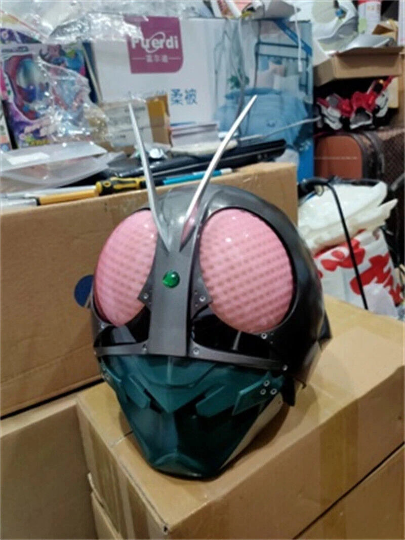 Kamen Rider Wizard Cosplay Helmet 1:1 Wearable LED EyesTheater Ver. Resin Mask 07FC0E-D4 - KOEEK