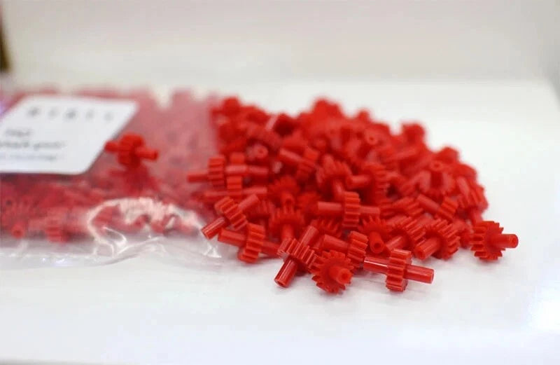 10 PCS 1/87 Ho Scale 15 Tooth Gear Model Electric Train Sand Table Accessories 07FC0E-D4 - KOEEK