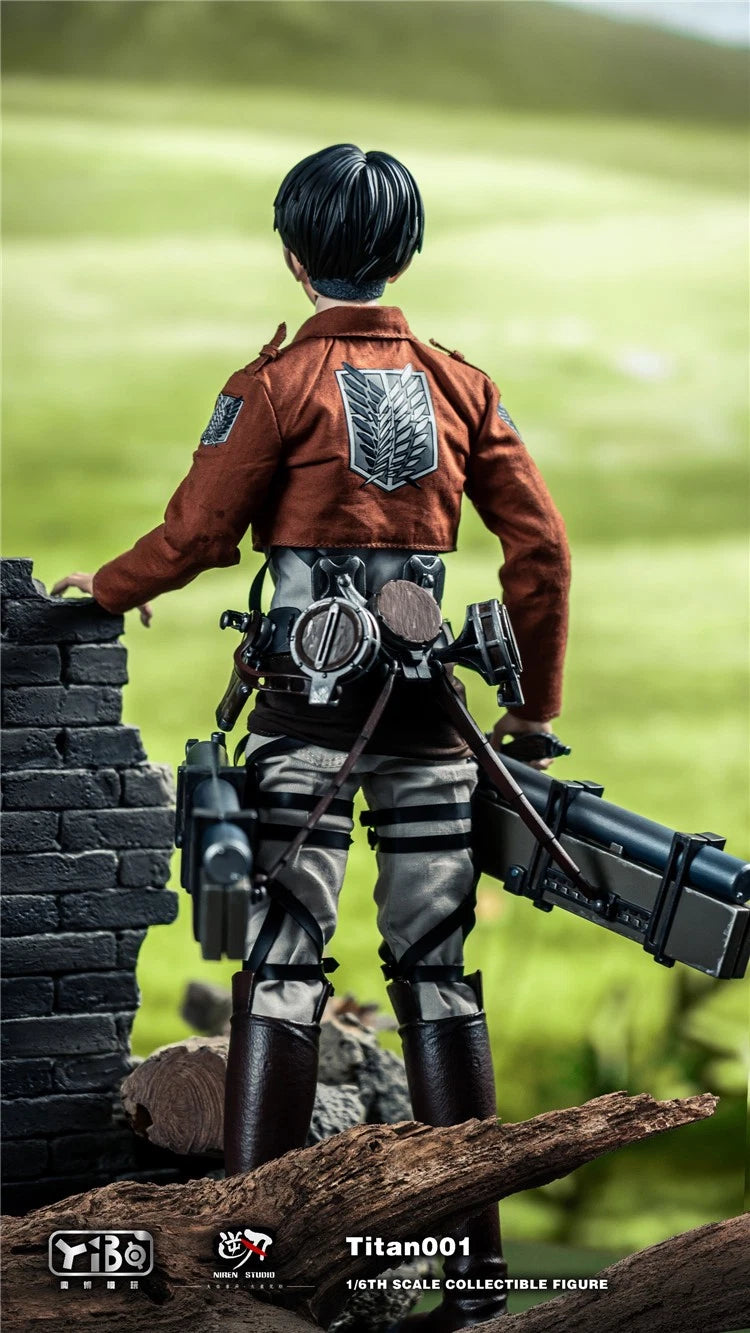 YIBO TOYS Attack on Titan Levi Ackerman 1/6 Scale Action Figure Collector Model YIBO_TOYS - KOEEK