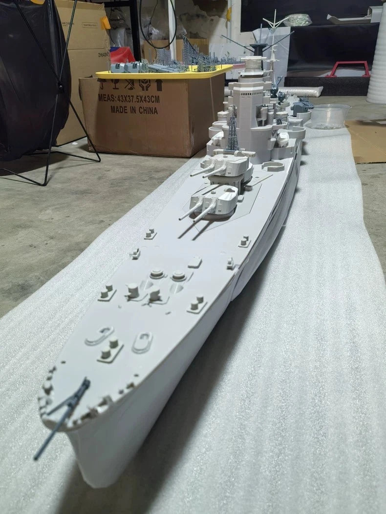 3D Printed 1/200 Japanese Navy Haguro Heavy Cruiser Unpainted Model Kit 07FC0E-D4 - KOEEK