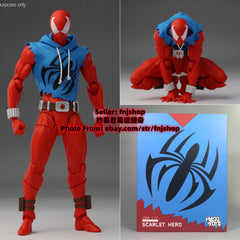 Hot- Mess Toys Scarlet Hero Spider-Man Blue Suit 1/12 Action Figure US STOCK MESS_TOYS - KOEEK