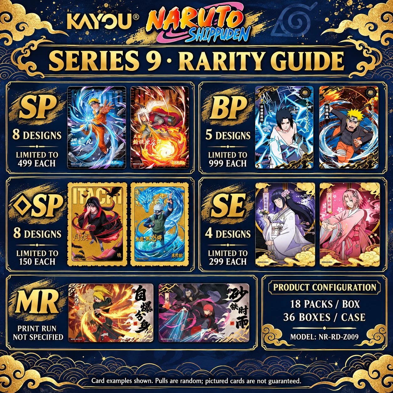 KAYOU Naruto Shippuden Formation Wave 9 Booster Box 18 Packs Chinese Anime Cards 07FC0E-D4 - KOEEK