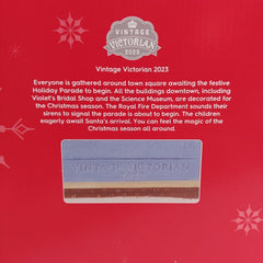 !! Marines Toys For Tots Holiday Time Christmas Village Light Up House 2023 HOLIDAY TIME - KOEEK