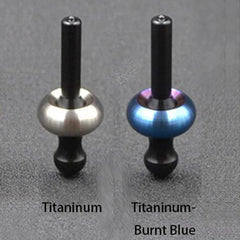 EDC Fidget Spinner Toy Titanium Alloy + Steel Mushroom Shape Hand Twisting Gyro 07FC0E-D4 - KOEEK