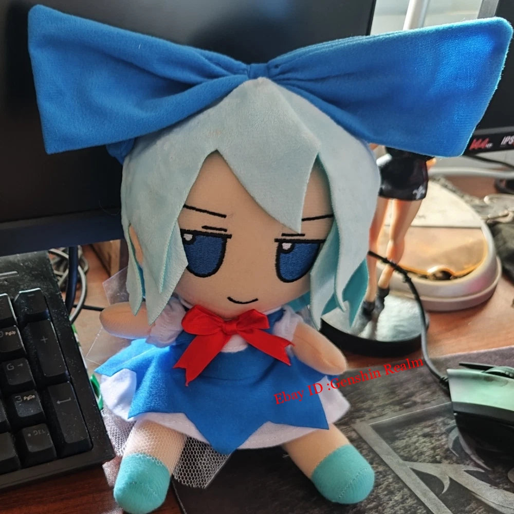 Anime Touhou Project Fumo Collection Cirno 20cm Plush Doll Stuffed Toy Gift 07FC0E-D4 - KOEEK