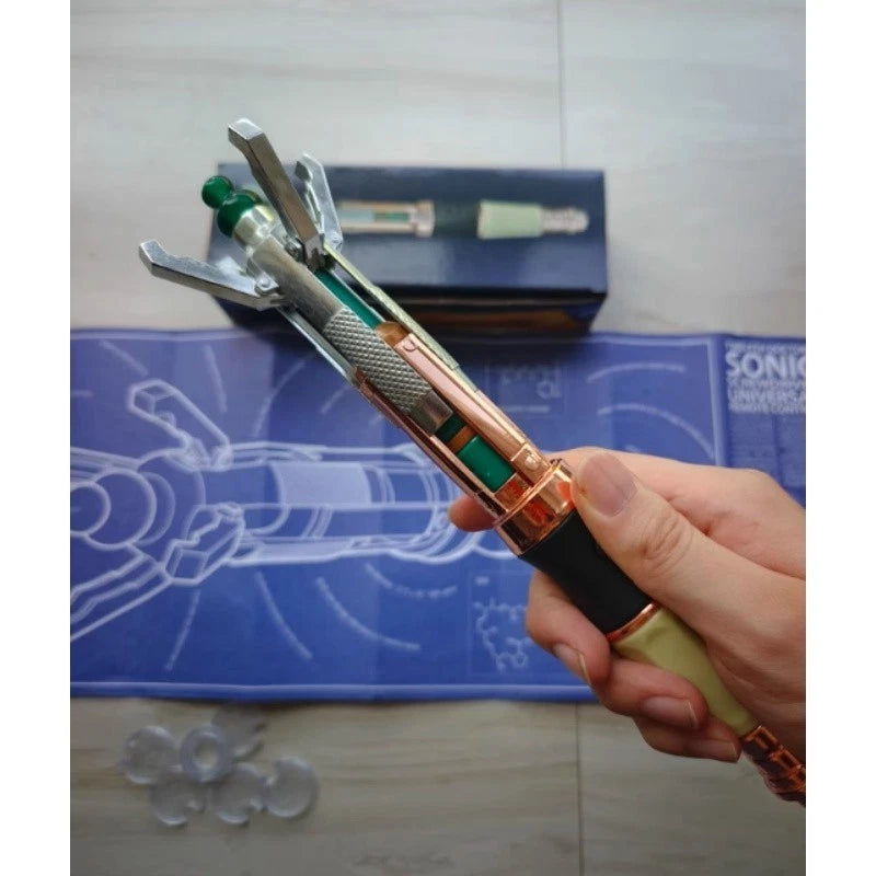 Doctor Who 12th Metal Sonic Screwdriver Replica Cosplay Prop Toy 07FC0E-D4 - KOEEK