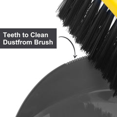 new Dustpan and Broom Set Small,Mini Handheld Dust pan Bgreyyellow Mini Brush Pan 07FC0E-D4 - KOEEK