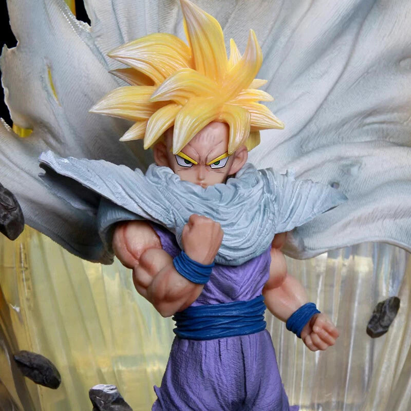 Anime Collectible Z Son Gohan Cape Ver. vs Cell Statue PVC Figure Light up 41CM 07FC0E-D4 - KOEEK
