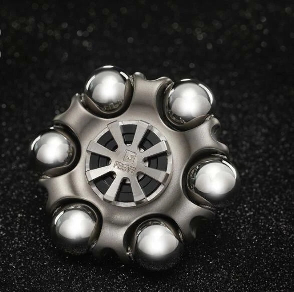 Titanium Alloy Hand Twisting Spinning Top Gyro Gyroscope Spinner Top Toys 07FC0E-D4 - KOEEK
