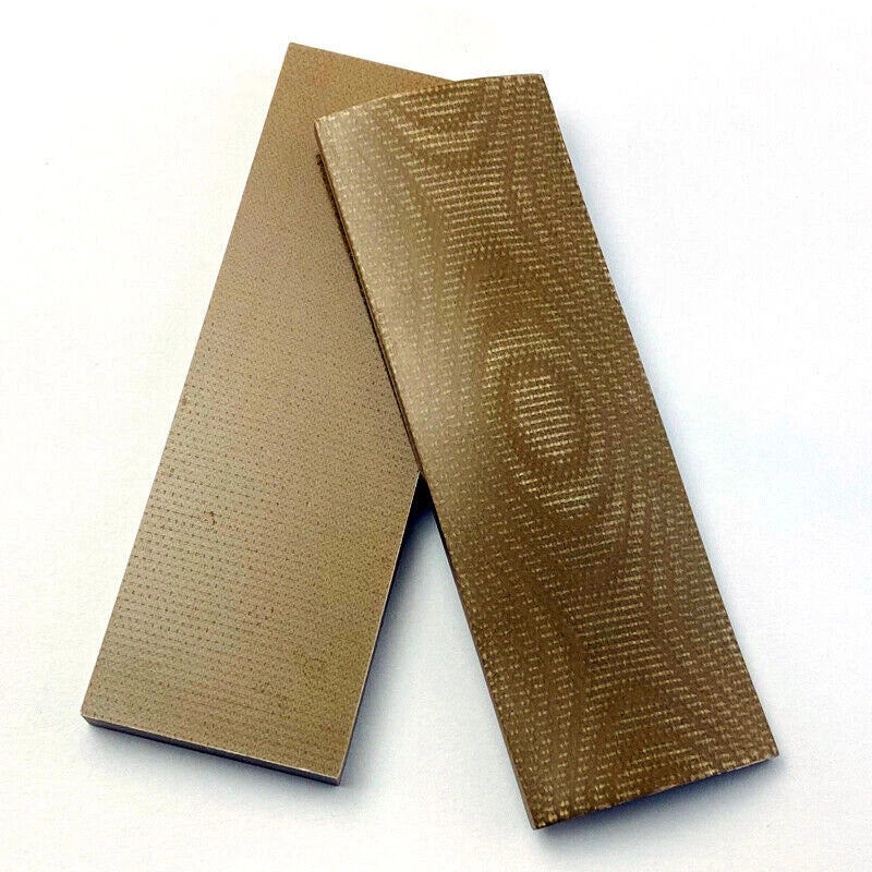 2PCS Flax Micarta Knife Handle Material Blanks Scales Knife Scales Blanks EDC 07FC0E-D4 - KOEEK