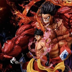 Japan Anime Figure Luffy Gear 4 Wano Kuni GK Statue PVC Model Collectible 35CM 07FC0E-D4 - KOEEK