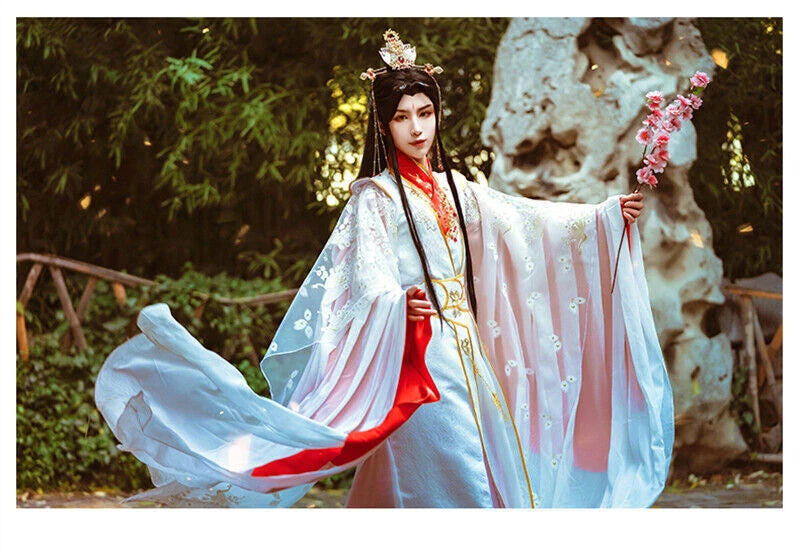 Tian Guan Ci Fu Princess Xie Lian Costume Full Set Cosplay Chinese Hanfu Outwear 07FC0E-D4 - KOEEK