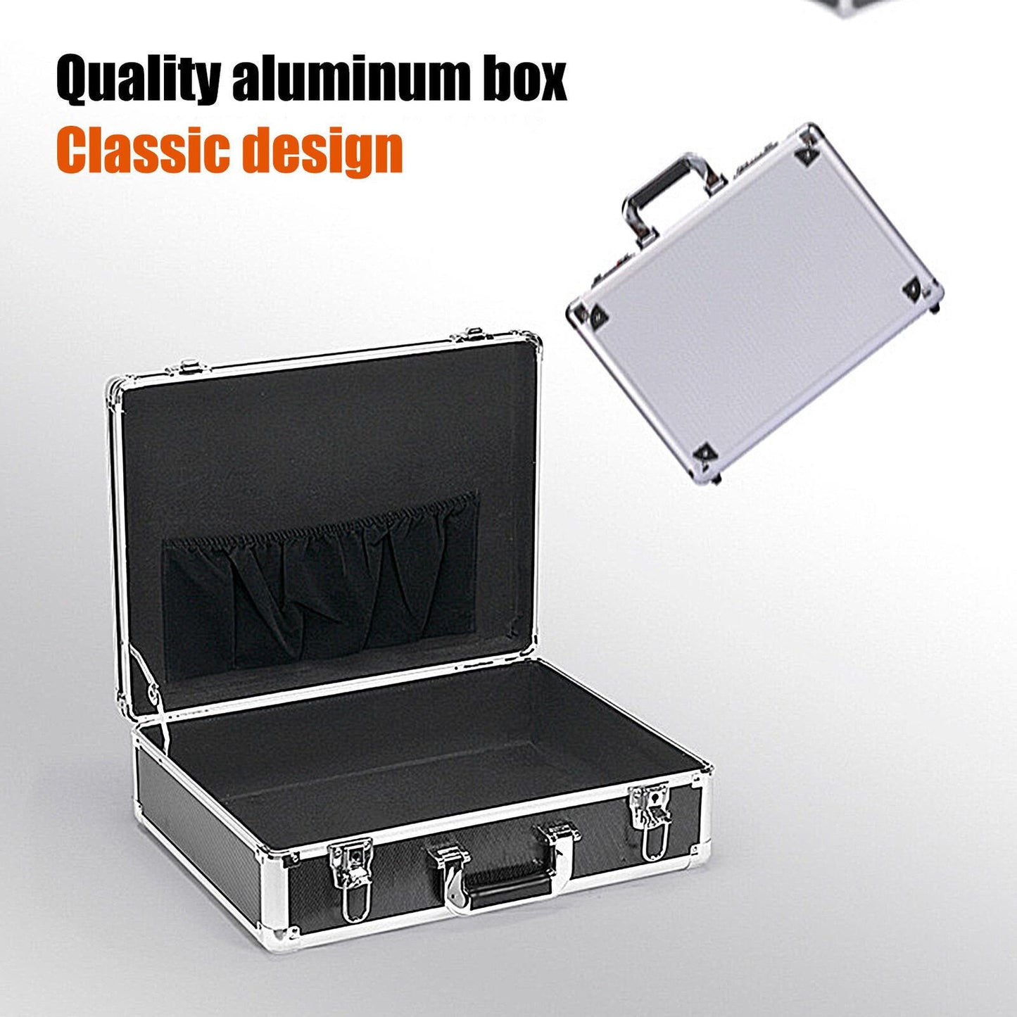 new Portable Aluminum Alloy Tool Box Safety Equipment Instrument Small Storage Case koeek - KOEEK