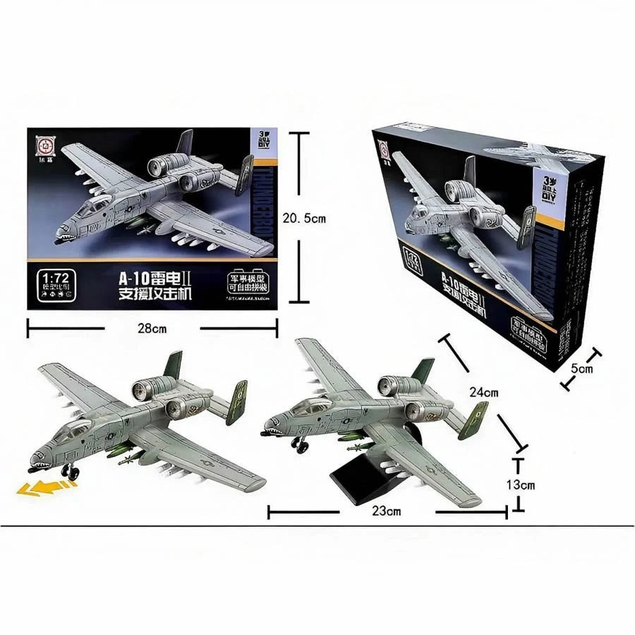 1/72 US A-10C Thunderbolt II “Tiger Sharks” Fighter Plastic Painted Unassembled 07FC0E-D4 - KOEEK
