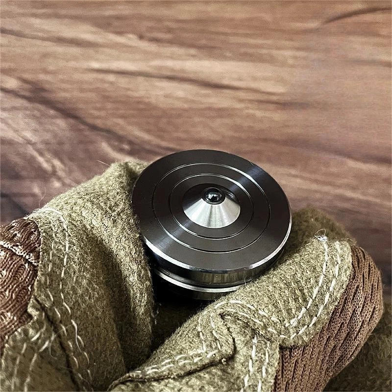 Titanium Spinning Top Fidget Toy Premium Desktop EDC Toy Spinner Gyroscope Gift 07FC0E-D4 - KOEEK
