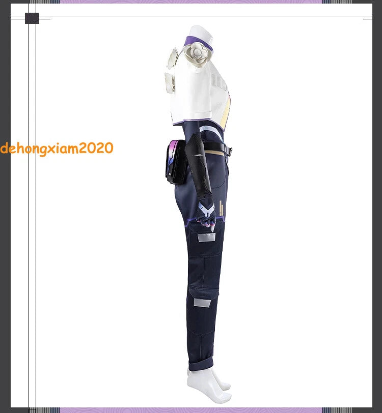 VALORANT Vyse Cosplay Costume Outfit Halloween Game Full Set Women's Clothing 07FC0E-D4 - KOEEK