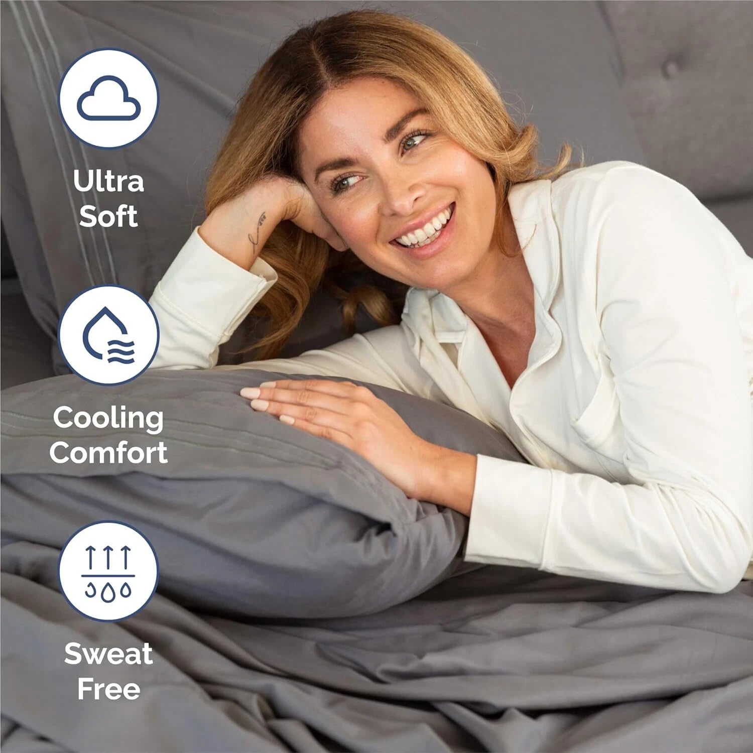 King Size 4 Piece Sheet Set - Comfy Breathable & Cooling Bed Sheets Set -Bedding 07FC0E-D4 - KOEEK