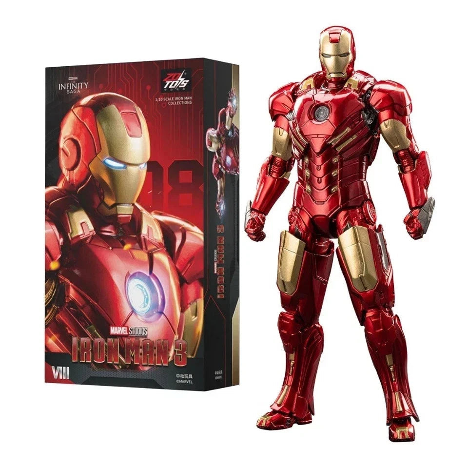 ZD Toys Marvel Iron Man Mark 8 MK8 1/10 Scale 7" Action Figure Model Collector MARVEL - KOEEK