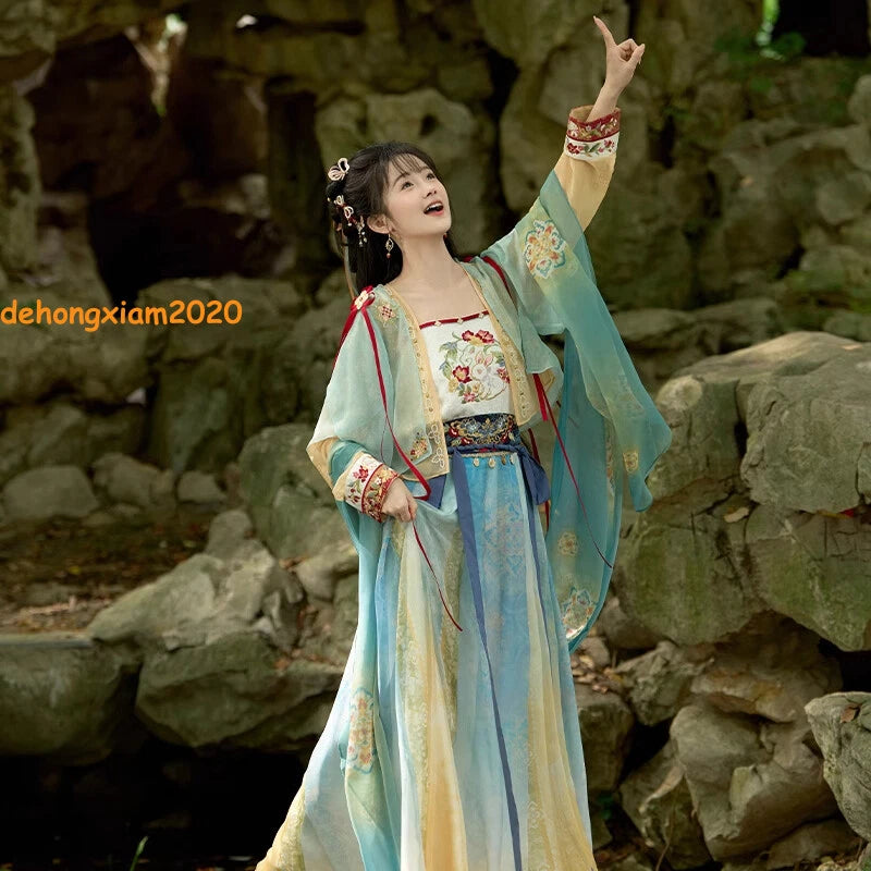 虞书欣Yu Shuxin Dress Cosplay Costume Suit Yong Ye Xing He Miaomiao Women Set 07FC0E-D4 - KOEEK