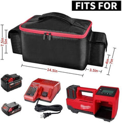 new Air Compressor Bag Compatible with Milwaukee M18 Inflator Black 07FC0E-D4 - KOEEK