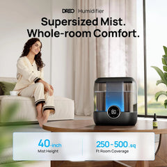 Smart Humidifier for Bedroom, 6 Liter Top Fill Super Large Cool Mist Humidifier 07FC0E-D4 - KOEEK