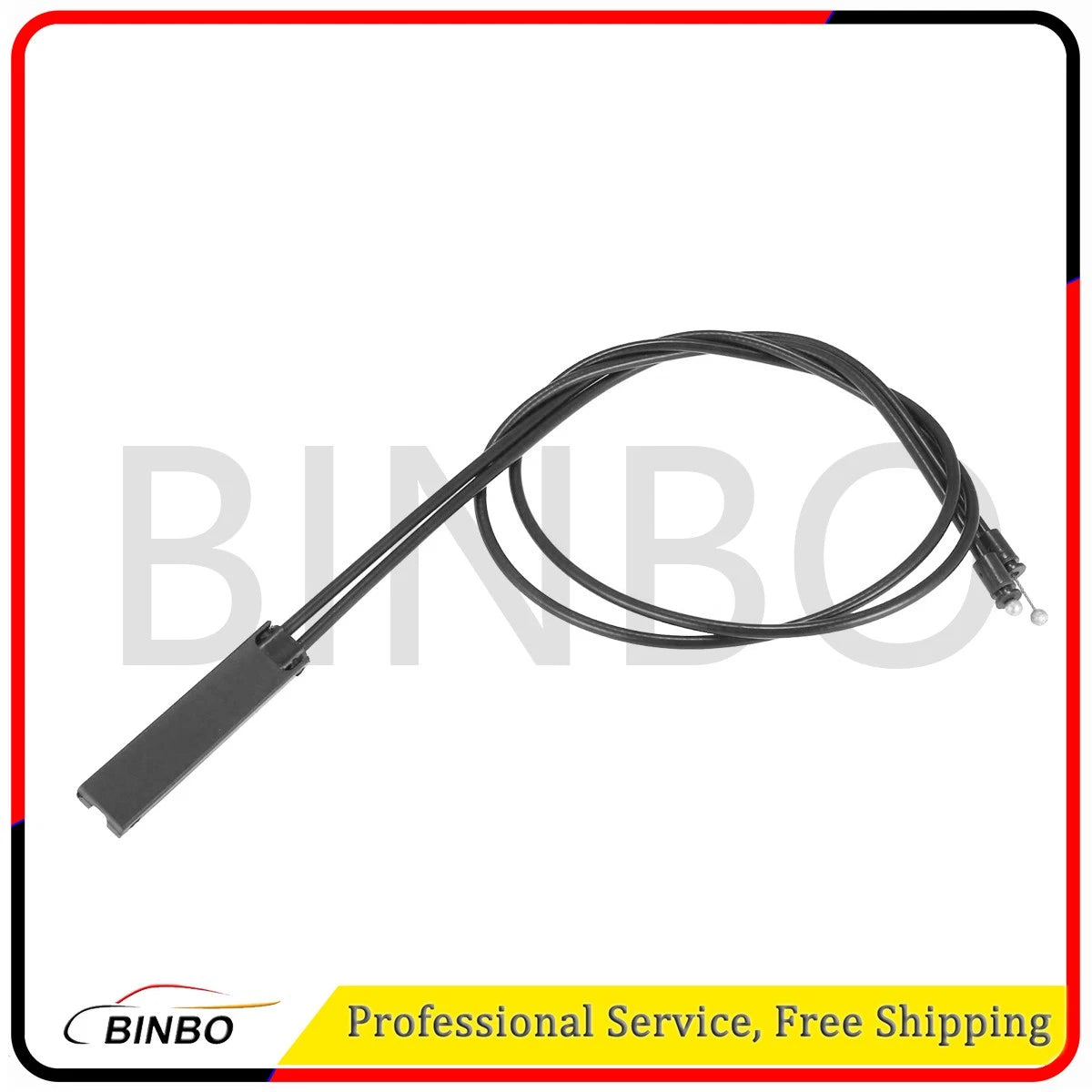 Front Hood Release Lock Cable For BMW 550i GT 640i 650i xDrive M6 51237183773 07FC0E-D4 - KOEEK