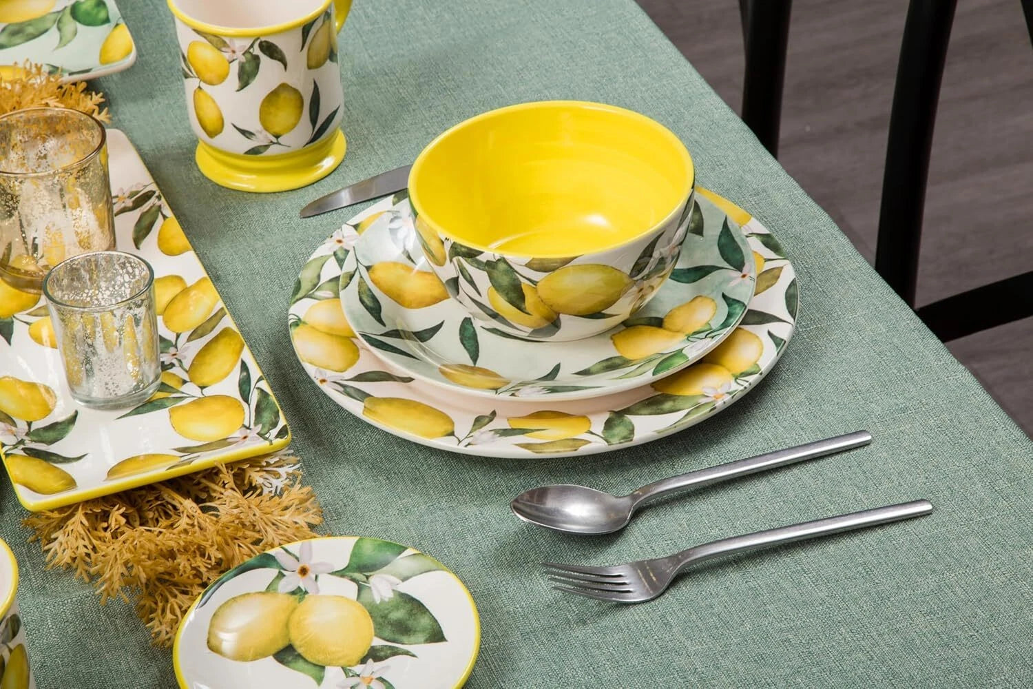 Ceramic Bowl Set of 4, 26 oz, for Pasta, Salads, Grains, Soups. 07FC0E-D4 - KOEEK