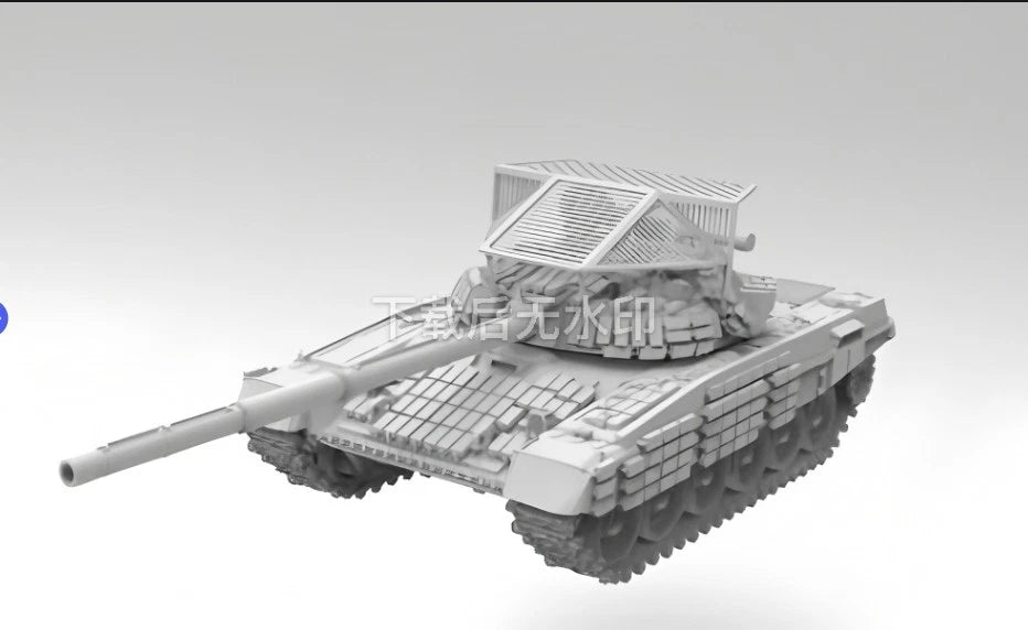 3D Printing 1/72 Russian T72B main battle tank Model Unpainted 07FC0E-D4 - KOEEK