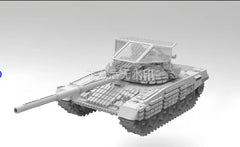 3D Printing 1/72 Russian T72B main battle tank Model Unpainted 07FC0E-D4 - KOEEK