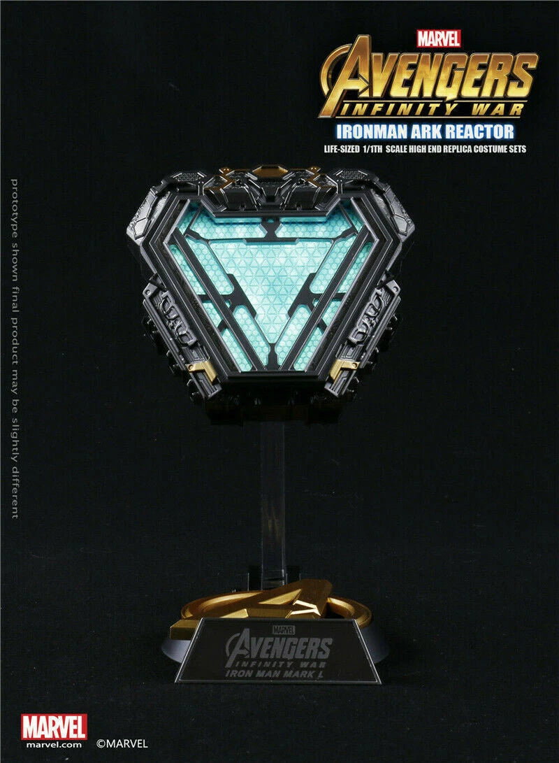 Replica Marvel Iron Man Arc Reactor MK50 Model Mark L 1:1 Cosplay Prop Gift 07FC0E-D4 - KOEEK
