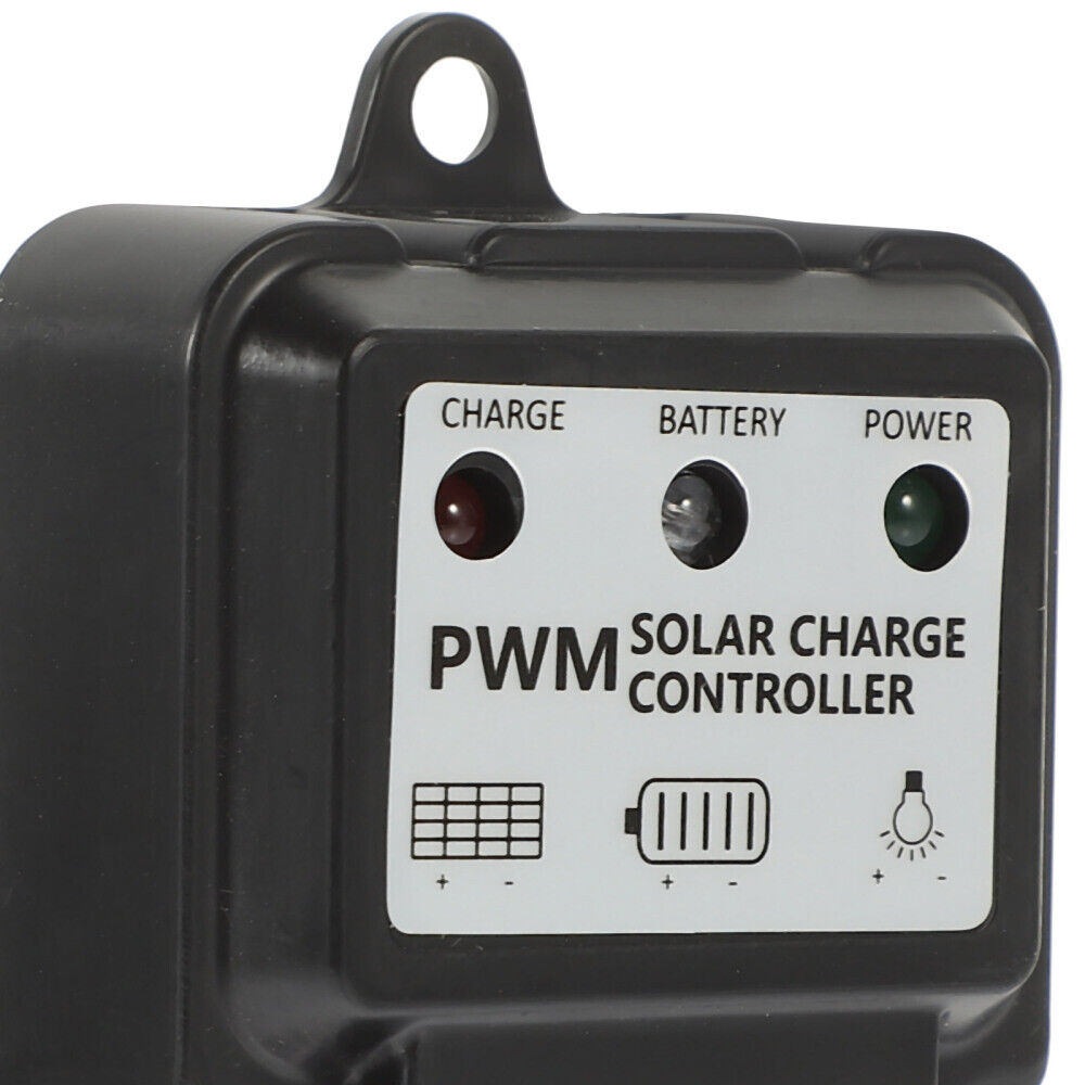 ny 6 V Black Battery Charger Regulator Solar System Controllers