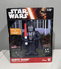 2015 Star Wars Gemmy Darth Vader Inflatable 5 Ft Yard Display Light Up  AirBlown GEMMY - KOEEK