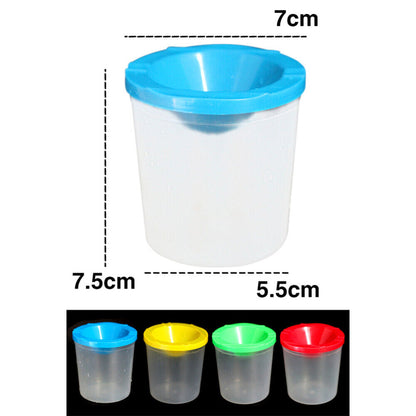 new  10 Pcs Kids Painting Container Cups Anti-falling Graffiti Tool Child