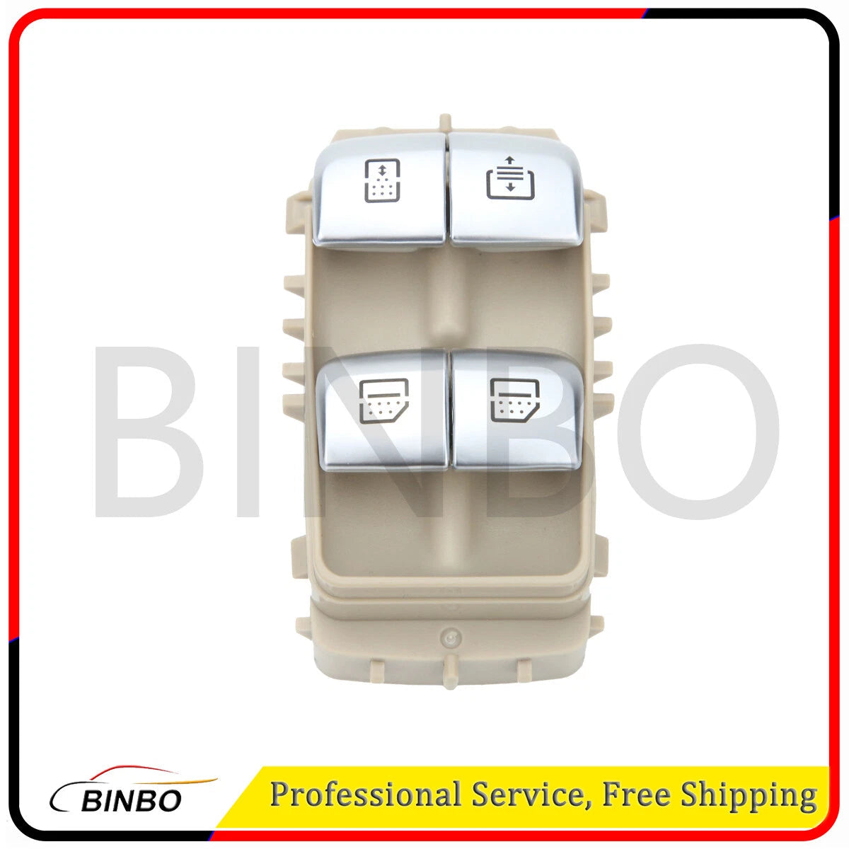 2229051505 Power Window Switch Rear Left for Mercedes-Benz W222 S550 S600 07FC0E-D4 - KOEEK