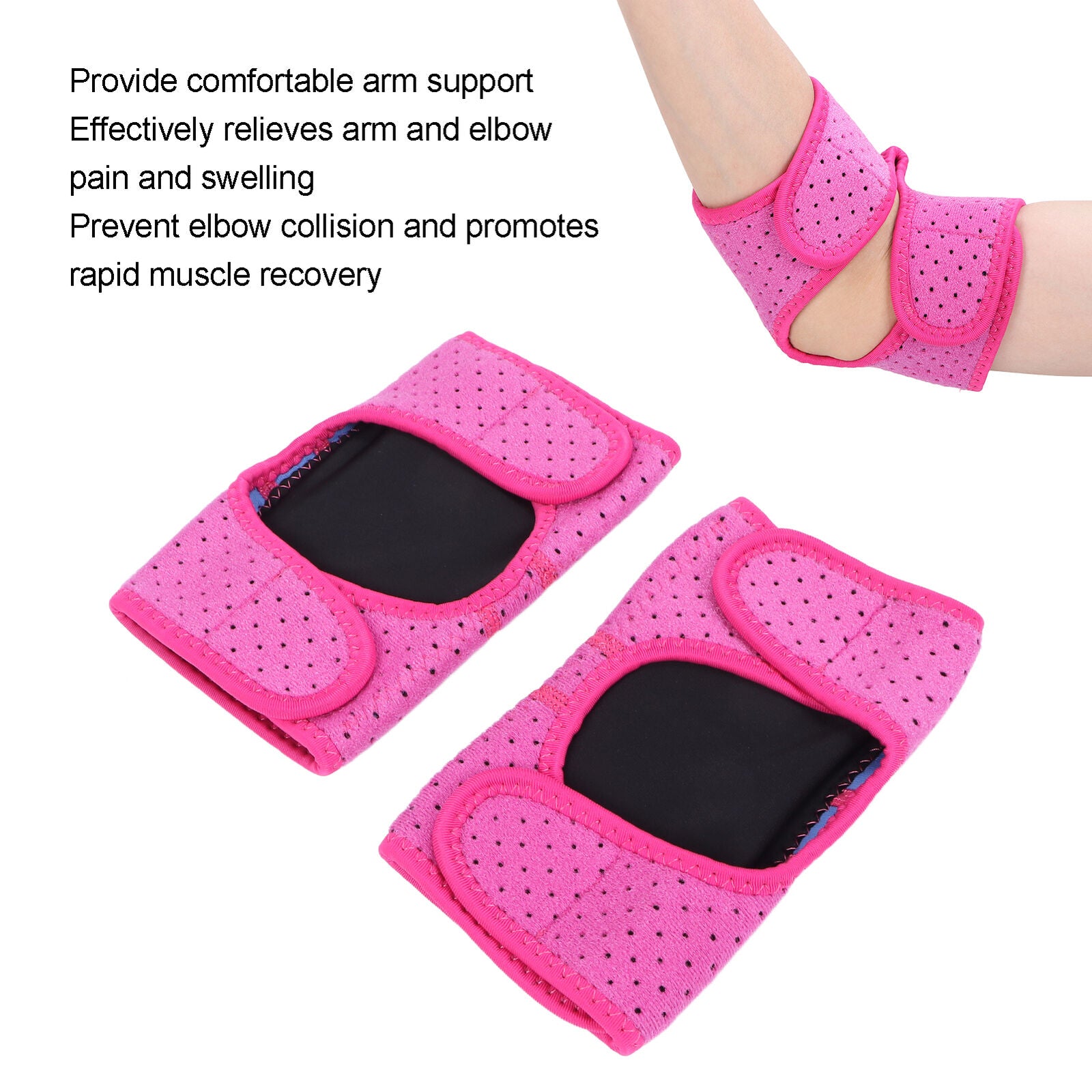 new Elbow Protective Pads Thick Sponge Elbow Splint Stabilizer Brace(Rose ) HGF koeek - KOEEK