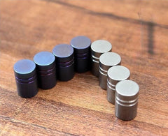 4PCS Titanium Alloy Universal Tire Valve Dust Cap Air Nozzle Cap for Car Bicycle 07FC0E-D4 - KOEEK