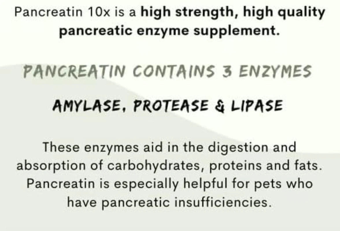Pancreatic Enzyme Formula for Dogs and Cats High Concentration  10 oz (285 g) 07FC0E-D4 - KOEEK
