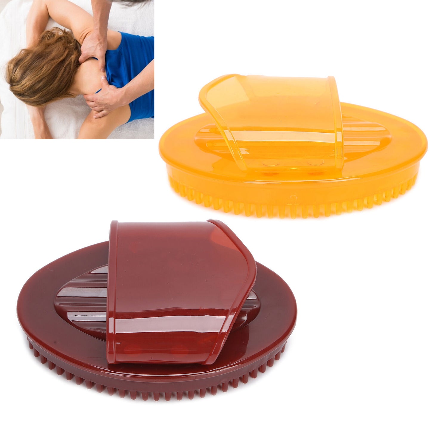 new Meridians Massage Brush Whole Body Relaxation Massage Comb Essential Oil Brush A koeek - KOEEK