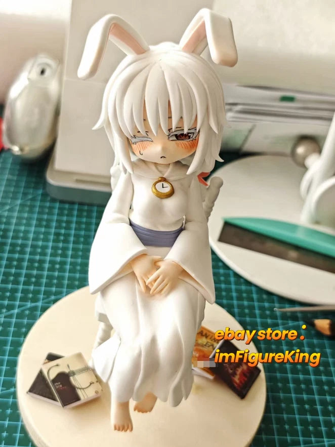 20cm Blacksouls2 Black Souls2 Clay Sleeping White Rabbit Norden w/Chair and Book 07FC0E-D4 - KOEEK