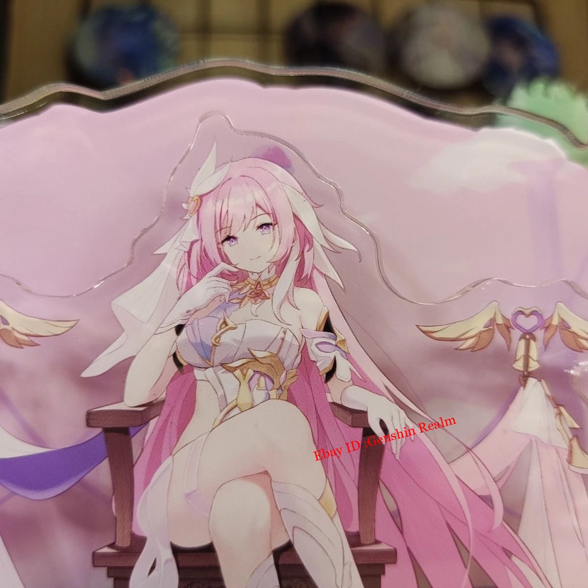 Anime Honkai Impact 3 Elysia Deluxe Acrylic Desktop Stand Figure Collection 07FC0E-D4 - KOEEK