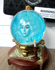 DISNEY HAUNTED MANSION MADAME LEOTA LIGHT UP CHRISTMAS ORNAMENT GLASS BALL DISNEY - KOEEK