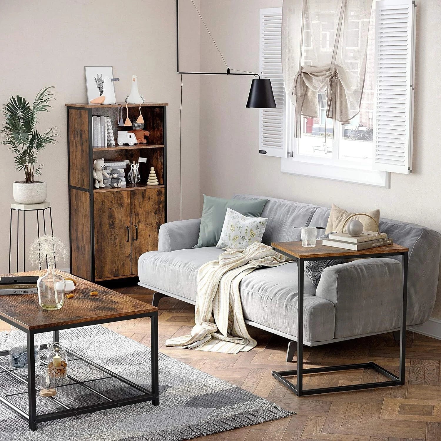 Shaped side table, small coffee table for sofa or couch for living room 07FC0E-D4 - KOEEK