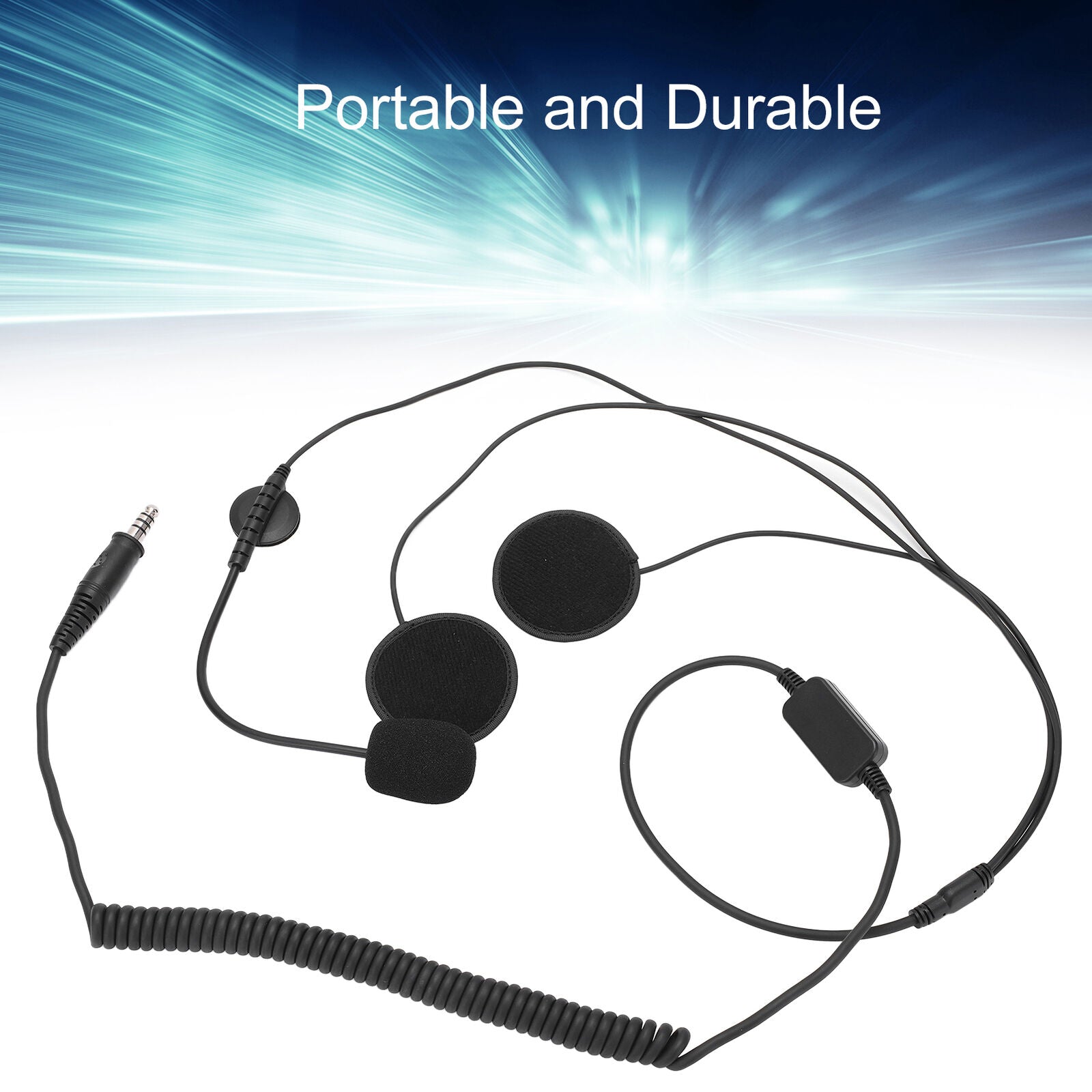 new Helmet Headset Microphone Fully Shielded With Dynamic Radio Frequency Noise koeek - KOEEK