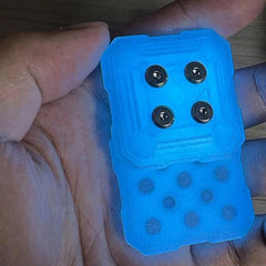 Luminous Blue Square Haptic Slider Fidget Slider EDC Fidget Clicker 07FC0E-D4 - KOEEK