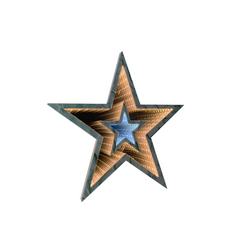 25cm Light up Star Infinity Christmas Tree Topper with White & Gold LEDs 07FC0E-D4 - KOEEK